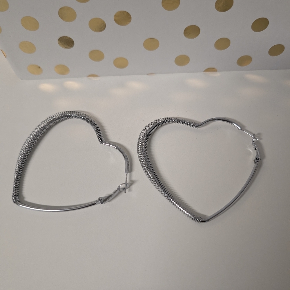 Heart Earrings Fashion Jewelry